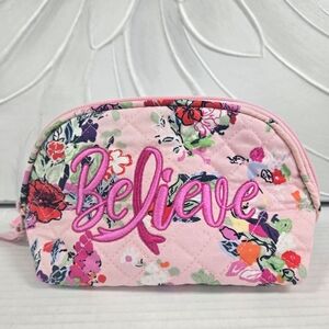 Vera Bradley | Clamshell Cosmetic Hope Blooms Pink